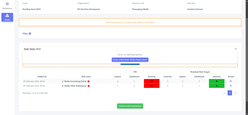 Initial Assessment Add Risk Draft initial-assessment-add-draft